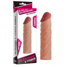 Насадка-фаллоимитатор Super-Realistic Penis - 19,5 см.